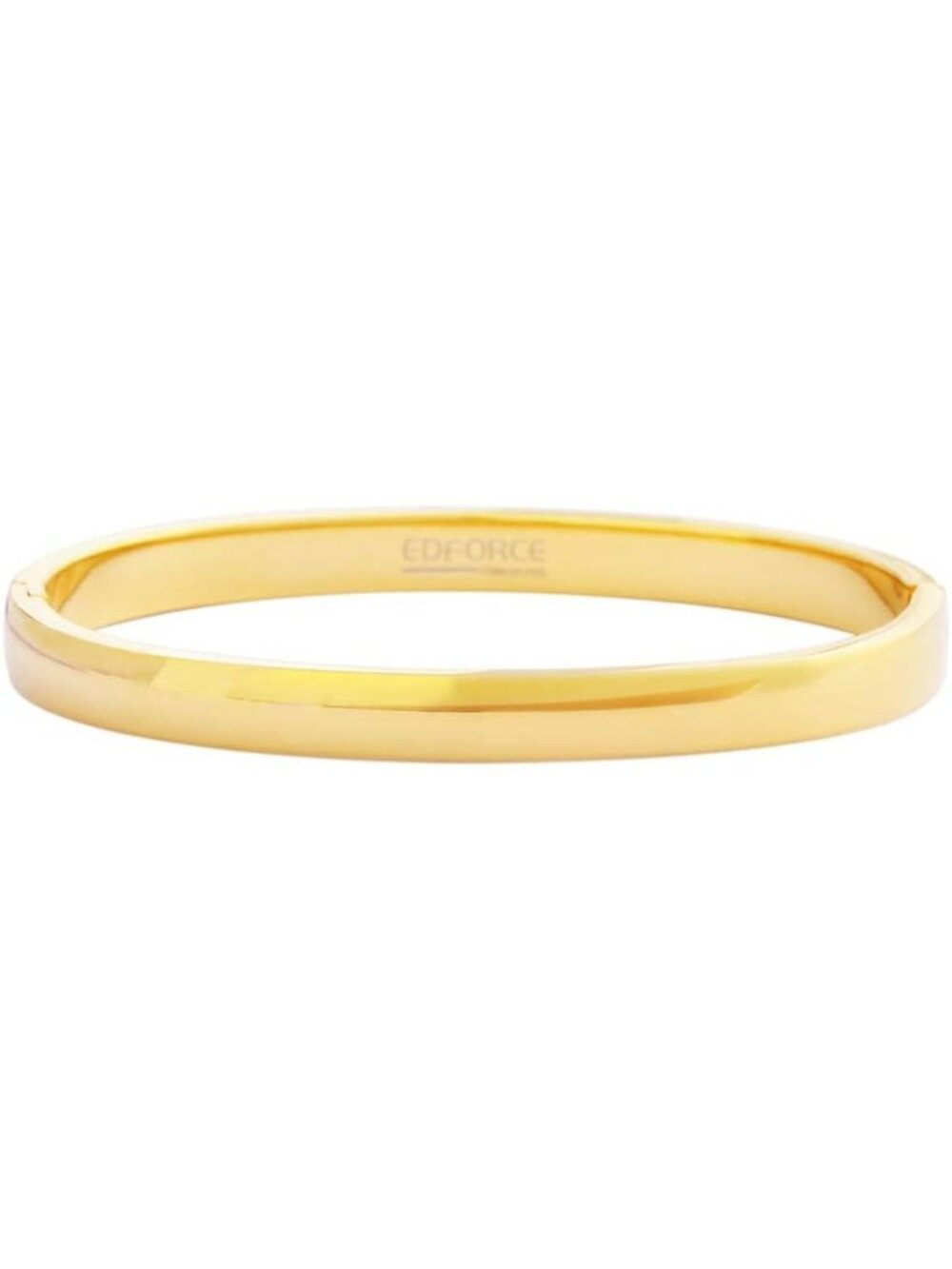 Stylish Women's Stackable Hinged Oval Bangle Bracelet - Trendy Jewelry Accessory
